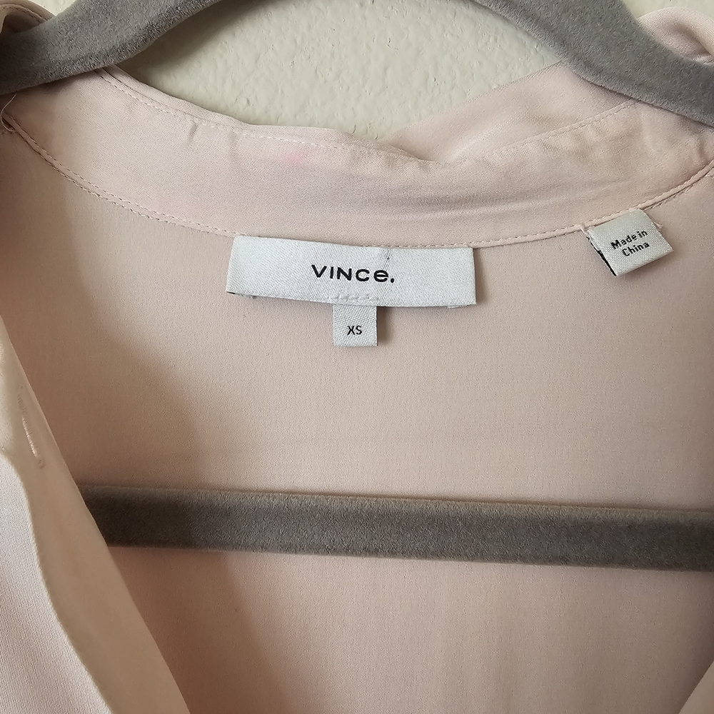 Vince Pale Blush Button-Down Shirt - Picture 3 of 6